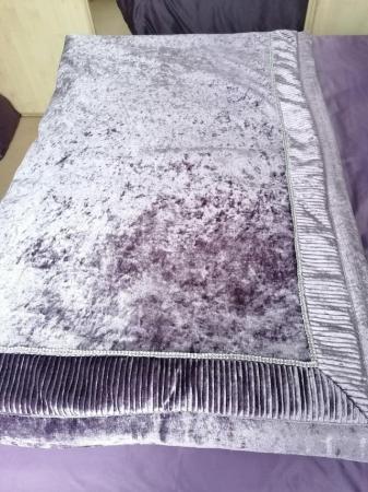 Image 2 of Plum/Purple Bed Throw by Julian Charles