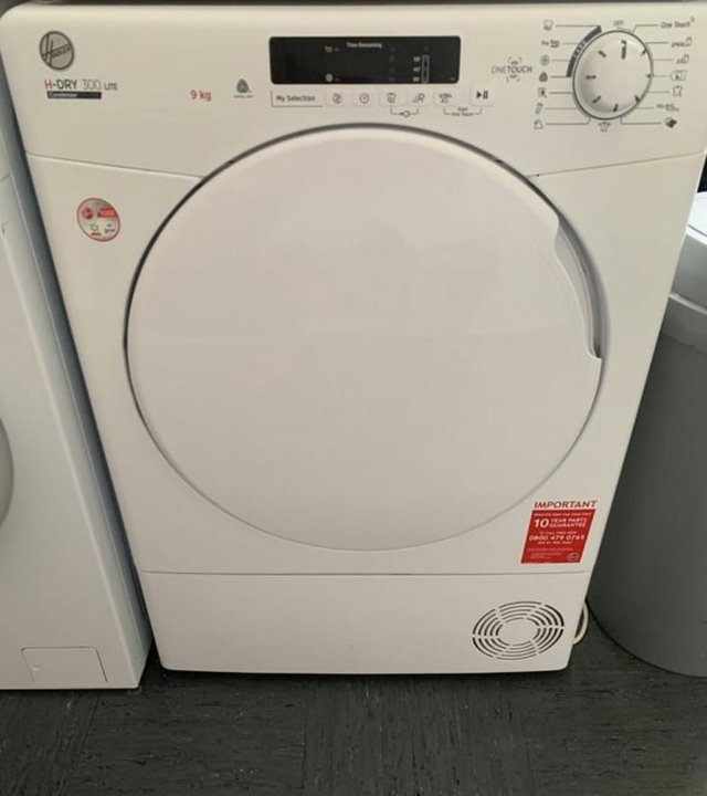 Preview of the first image of hoover 9kg dryer, not very old.