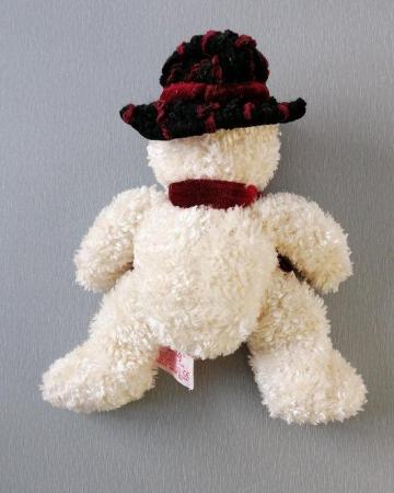 Image 6 of Freezy Snowman Soft Toy by Russ Berrie.  Length 12 Inches.