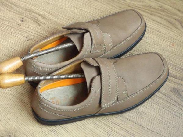 Image 1 of M&S Collection AIR FLEX Brown Leather Shoes Size 8