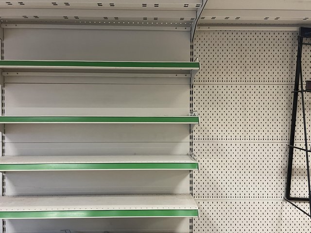 Preview of the first image of Full shop shelving & racking, hooks etc included.