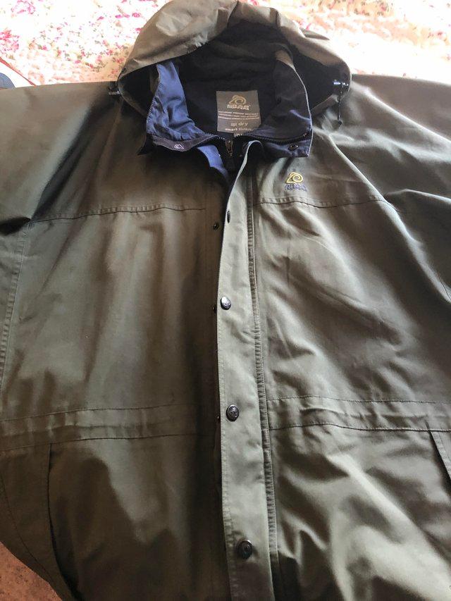 Preview of the first image of Crag hopper waterproof jacket size xl.