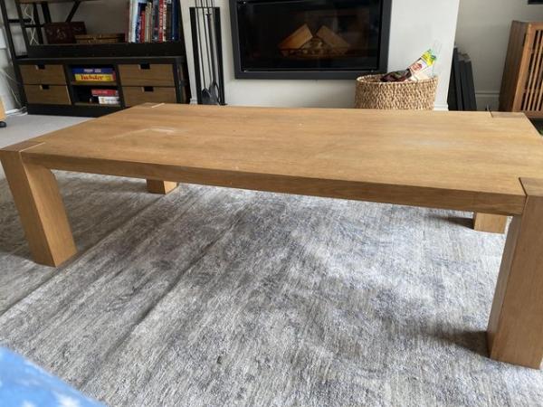 Image 1 of John Lewis Solid Oak coffee table and side tables