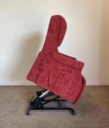 Image 15 of RESTWELL LUXURY ELECTRIC RISER RECLINER RED CHAIR ~ DELIVERY