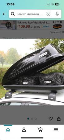 Image 2 of Thule ocean 80 Roofbox in excellent condition