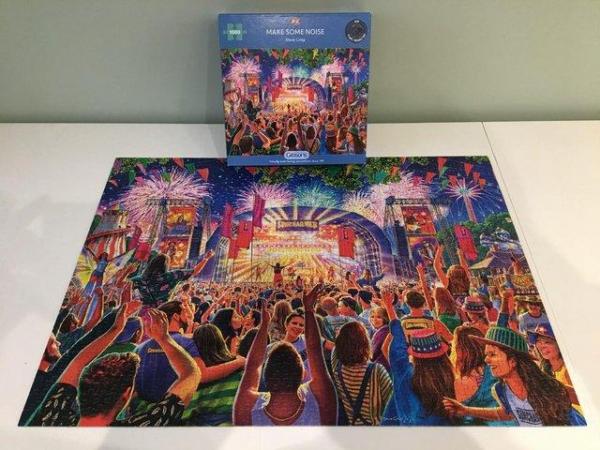 Image 2 of Gibson 1000 piece jigsaw titled Make Some Noise.