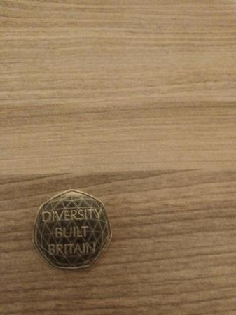 Image 2 of 50p Diversity Built Britain 2020 rare coin