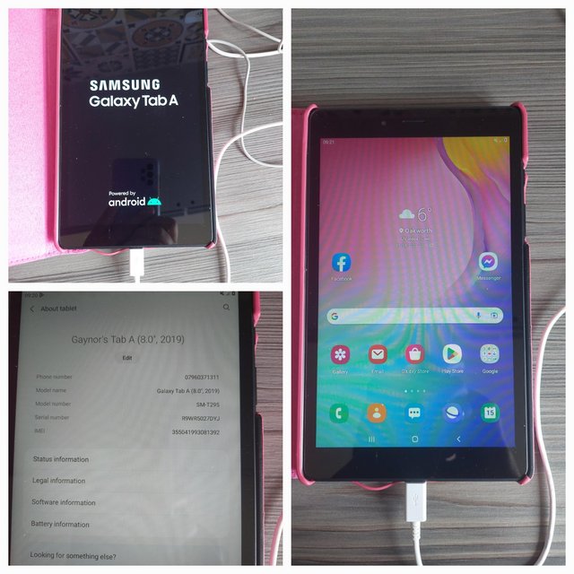 Preview of the first image of Samsung Galaxy Tab A 8.0" (2019, WiFi + Cellular) 32GB,.