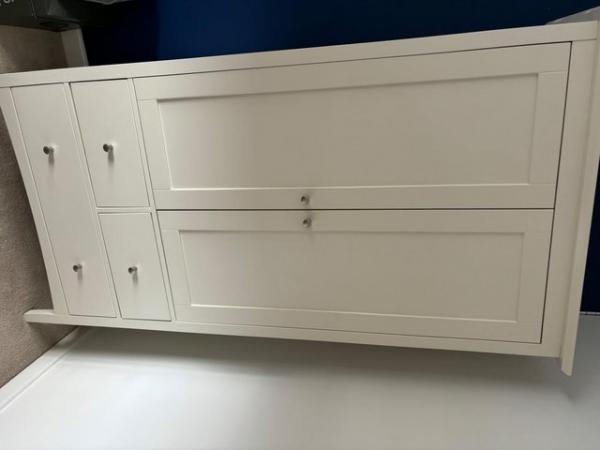 Image 1 of MARKS AND SPENCER SINGLE CREAM WARDROBE AND CHEST OF DRAWERS