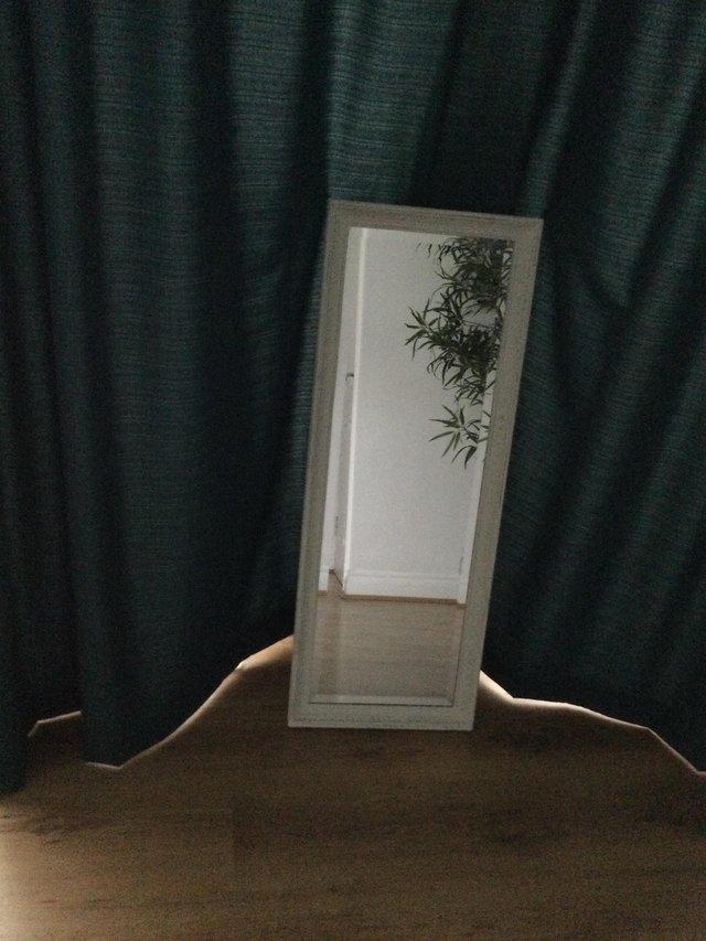Preview of the first image of Vintage shabby chic hall mirror.