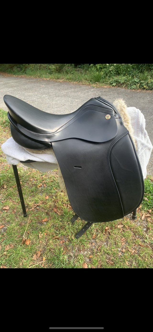 Preview of the first image of 17’ keiffer dressage saddle M/N.