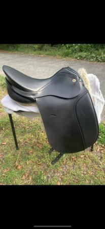 Image 1 of 17’ keiffer dressage saddle M/N