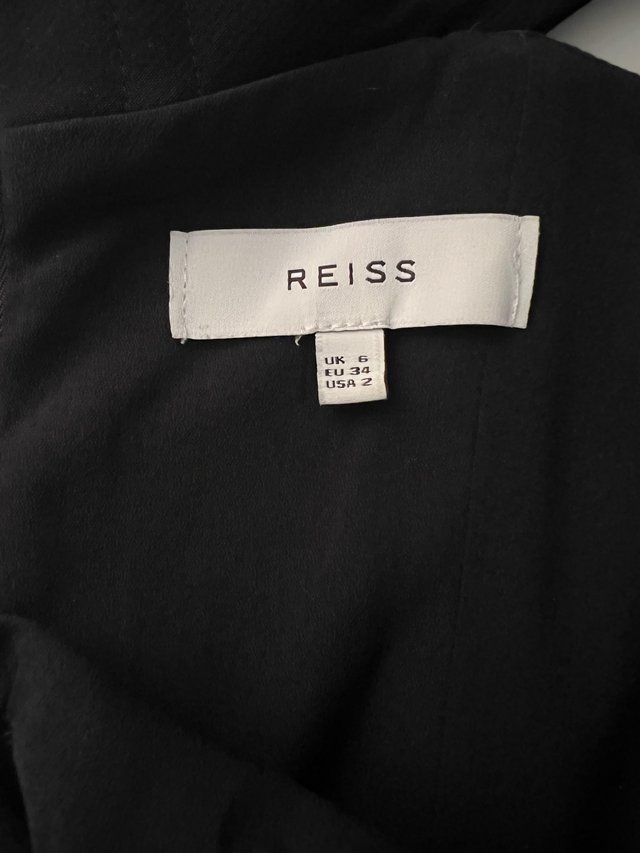 Preview of the first image of Reiss smart navy dress size 6.