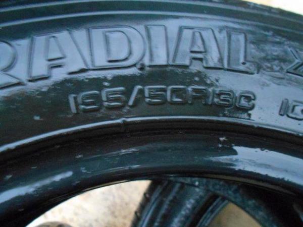 Image 8 of Set of 4 trailer tyres 195 / 50R 13 Ifor Williams Bateson