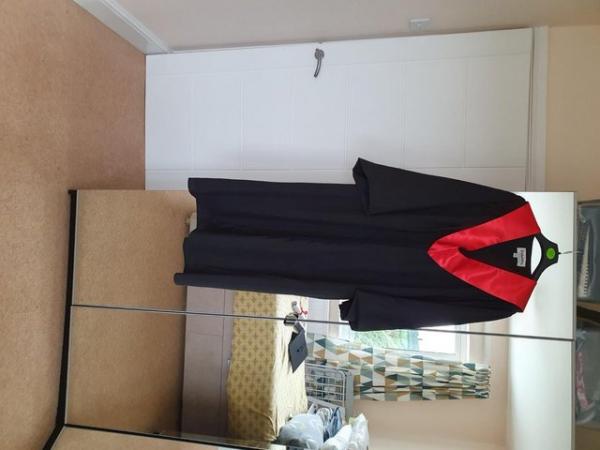 Image 2 of Graduation gown, sash, cap and scroll
