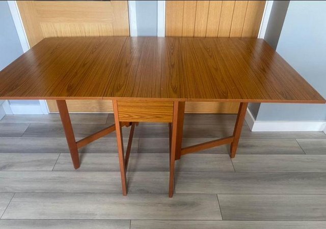 Image 2 of Drop leaf Table, Brown - Useful Spare