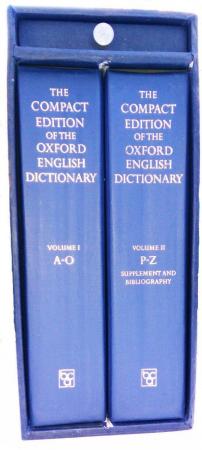 Image 3 of THE COMPACT EDITION of the OXFORD ENGLISH DICTIONARY