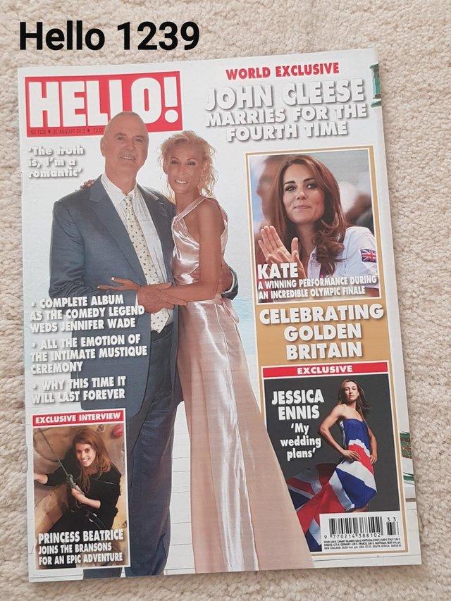 Preview of the first image of Hello Magazine 1239 - John Cleese Marries Jennifer Wade.