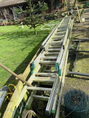 Image 2 of Alluminium Ladders various sizes. Singe . Triple and more.