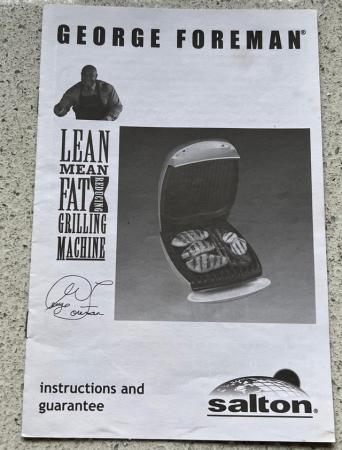 Image 1 of George Foreman Grill"Lean, Mean, Fat, Grilling machine"+Mo