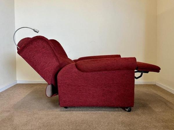 Image 8 of LUXURY ELECTRIC RISER RECLINER RED CHAIR MASSAGE CAN DELIVER