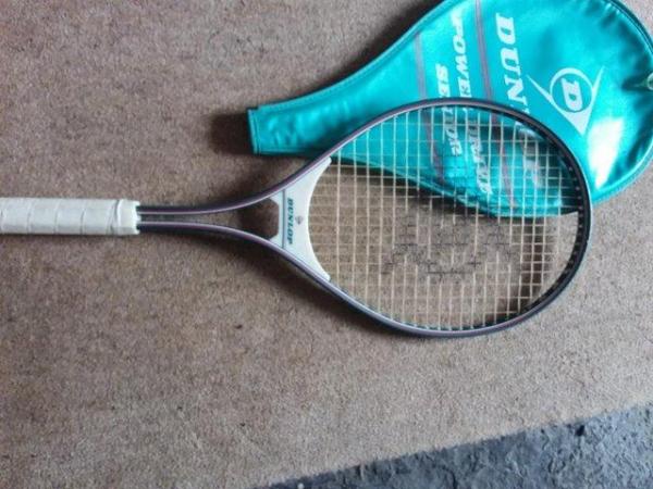 Image 1 of Vintage Tennis racquets Dunlop with case