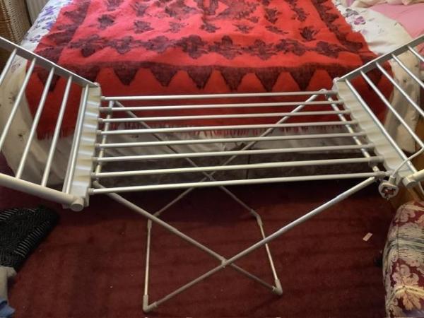 Image 1 of Electric lightweight clothes airer large
