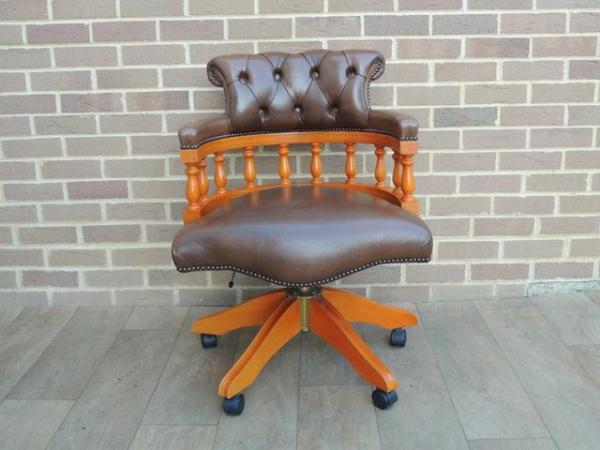 Image 2 of Chesterfield Captains Chair (UK Delivery)