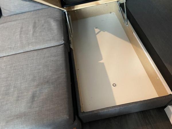 Image 2 of IKEA Grey Sofa Bed pick up only