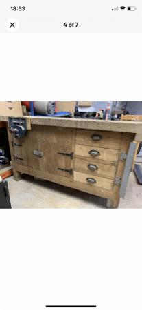 Image 3 of Emir woodworking bench with tail stock vice