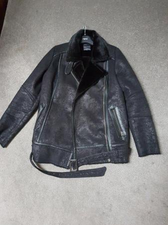 Image 1 of Ladies Black suede jacket size 10