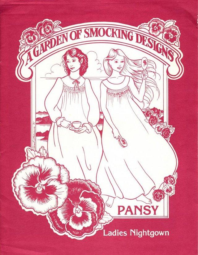 Preview of the first image of Ladies Nightdress Sewing Pattern by A Garden of Smocking Des.