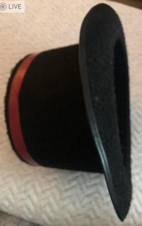 Image 3 of Fancy Dress Black Felt Top Hat