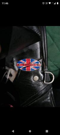 Image 3 of Carlton Englsih made leather pony saddle