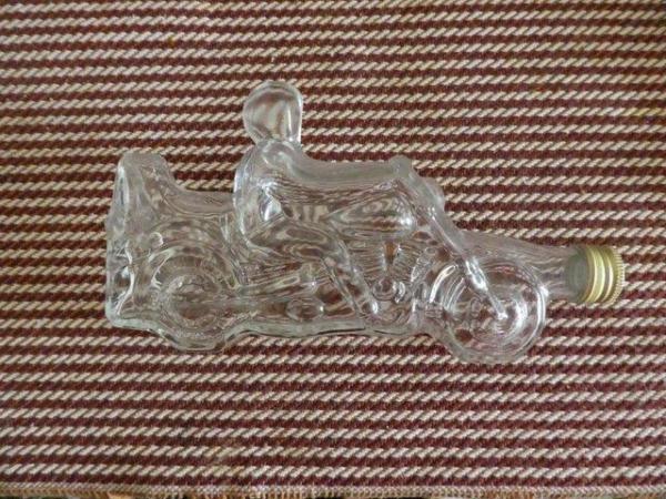 Image 2 of Rare motorcycle shaped decanter.Depose Kefla glass. 0.35L