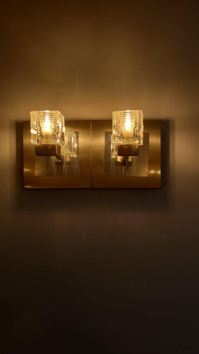 Preview of the first image of 3 sets of twin wall lights for sale.