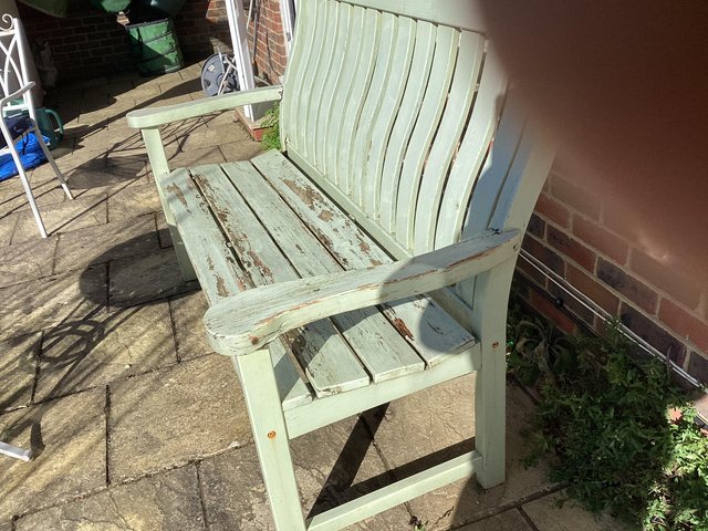 Preview of the first image of Garden bench in need of TLC.