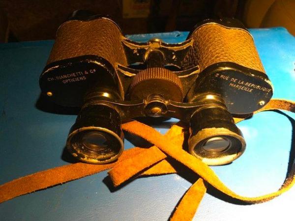 Image 2 of Bianchetti binoculars with case