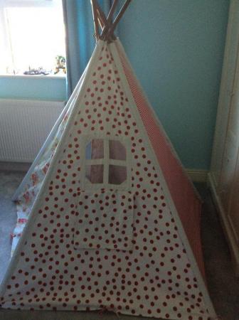 Image 1 of Children’s Tee Pee Tent - Wig Wam by Tobs (reduced to £25)