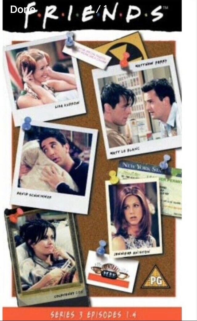 Preview of the first image of Friends series 3 box set (6 videos, 24 episodes).