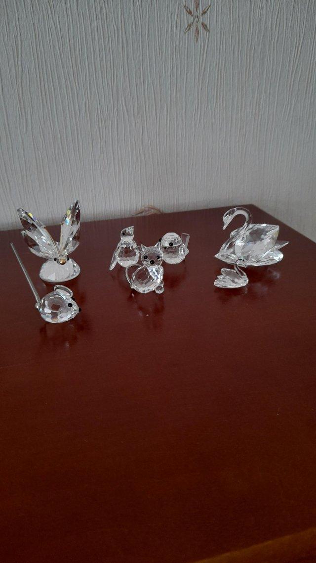 Preview of the first image of For sale, a number of Swaroski crystal ornaments.