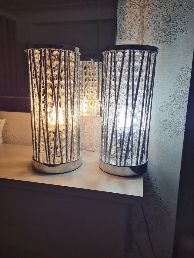 Preview of the first image of Two Touch Crystal Table Lamps.