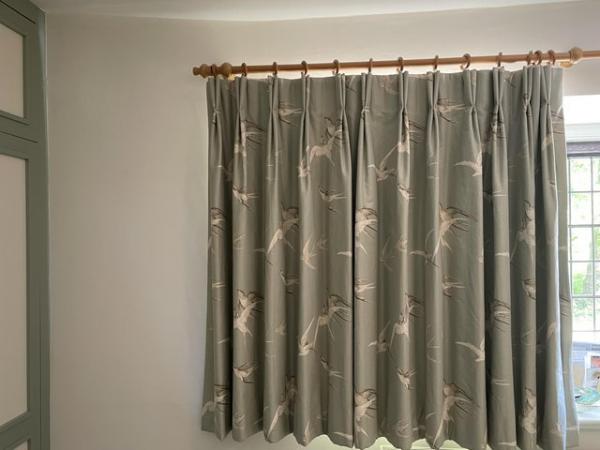 Image 1 of Beautiful Sanderson Fabric Curtains