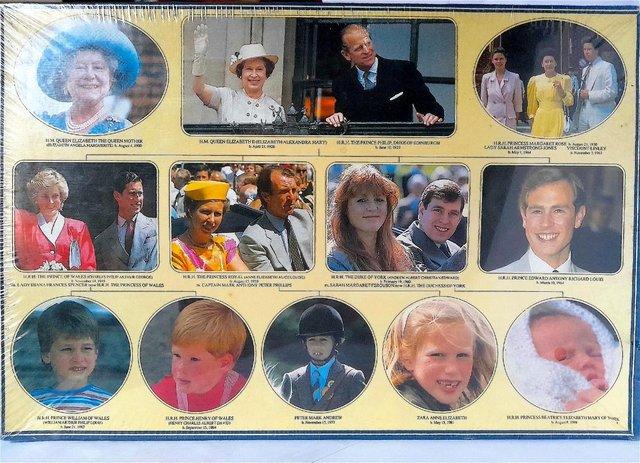 Preview of the first image of UNOPENED PUZZLE - THE ROYAL FAMILY 1988.