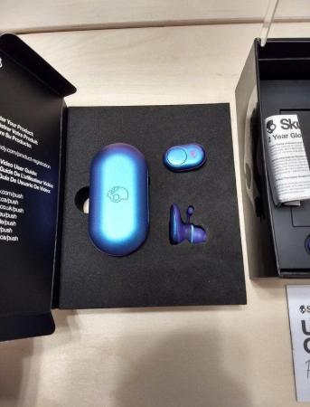 Image 18 of Skullcandy Push True Wireless Earbuds Blue Limited Edition