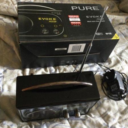 Image 12 of Boxed + Charger PURE EVOKE FLOW DAB WIFI AM FM RADIO