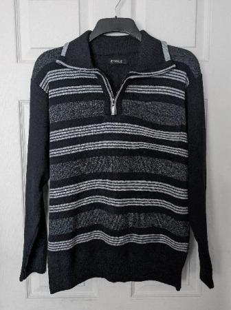 Image 1 of Mens Stripe Jumper By Etoile - Size L