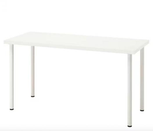 Image 1 of IKEA LAGKAPTEN / ADILS WHITE DESK
