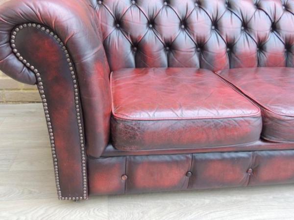 Image 22 of Chesterfield Vintage 3 piece Suite (UK Delivery)