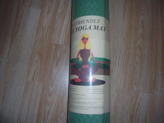 Preview of the first image of ECO friendly TPE yoga mat - brand new.